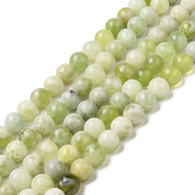 Natural New Jade Beads Strands G-K340-A01-01-1