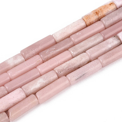Natural Pink Opal Beads Strands G-T141-72B-1