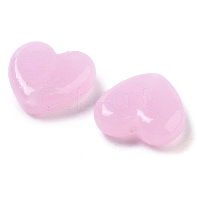 Heart Handmade Lampwork Beads LAMP-U003-01B-1