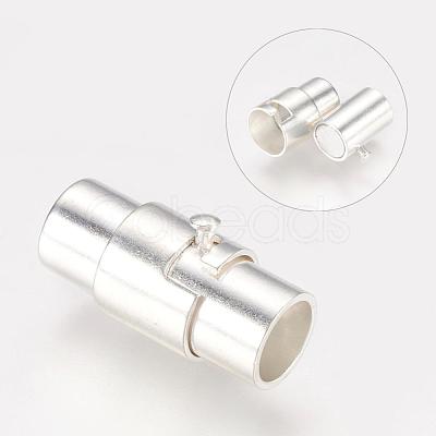 Brass Locking Tube Magnetic Clasps MC077-S-1