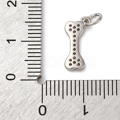 Brass Micro Pave Cubic Zirconia Pendants KK-P308-59P-1