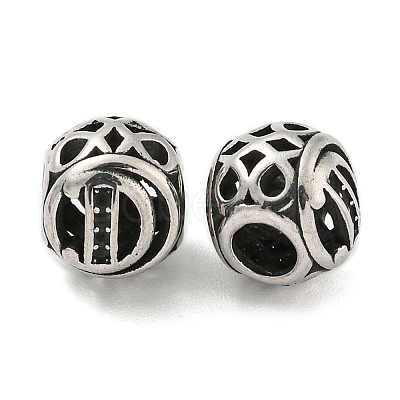 304 Stainless Steel Beads Rhinestone Settings STAS-O002-01D-AS-1