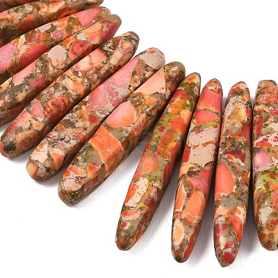 Synthetic Imperial Jasper Graduated Beads Strands G-L647-C01-01A-1