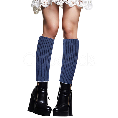 Acrylic Fibers Leg Sleeves AJEW-WH20072-16C-1