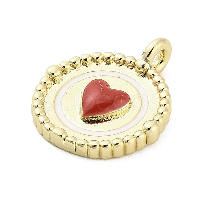 Brass Enamel Pendants KK-H527-01B-G02-1