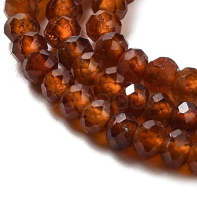 Natural Orange Garnet Beads Strands G-M426-A01-01-1