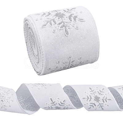 10 Yards Polyester Imitation Linen Ribbon OCOR-MA0001-75A-1
