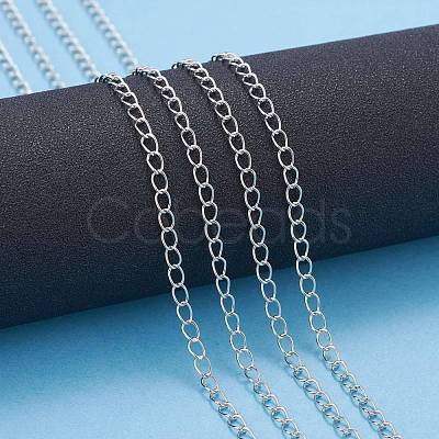 Brass Twisted Chains CHC-Q001-5x4mm-P-1