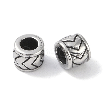 316 Surgical Stainless Steel European Beads STAS-P362-03AS-02-1