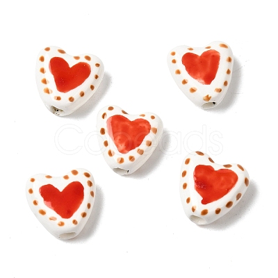 Handmade Porcelain Beads PORC-B007-02D-1