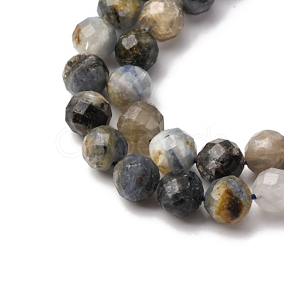Natural Kyanite Beads Strands G-RM2025-A45-6mm-A-1