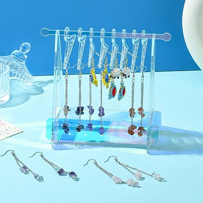 Laser Hanger Style Acrylic Earring Storage Display Rack ST-CJ0034-02-1