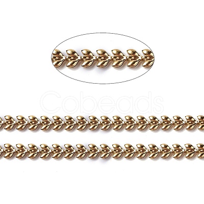 Ion Plating(IP) 304 Stainless Steel Cobs Chains CHS-H019-01G-1