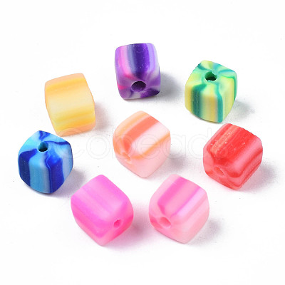 Handmade Polymer Clay Beads Strands CLAY-N008-060-05-1