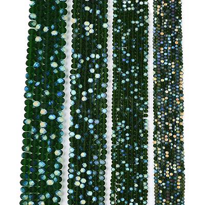 Transparent Glass Beads Strands EGLA-A044-T4mm-MB24-1