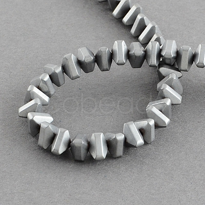 Electroplate Non-magnetic Synthetic Hematite Beads Strands G-R208-06-1