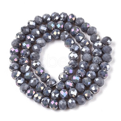 Electroplate Glass Beads Strands LS-EGLA-A044-P6mm-B10-1