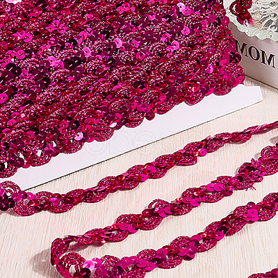 Polyester Paillette Beads OCOR-WH20004-06I-1