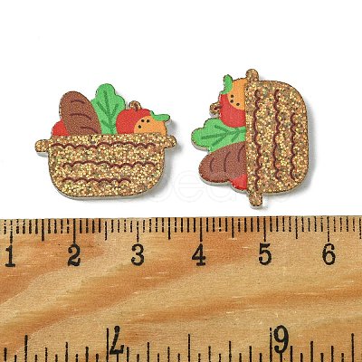 Resin Decoden Cabochons RESI-C045-08G-1