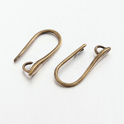Brass Earring Hooks for Earring Designs X-KK-M142-02AB-RS-1