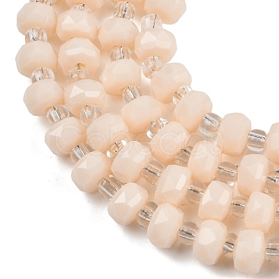 Opaque Glass Beads Strands GLAA-P076-01C-06-1