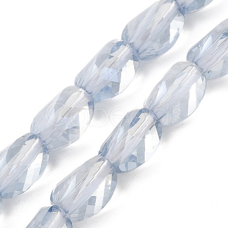 Electroplate Glass Beads Strands EGLA-L045-C-PL03-1