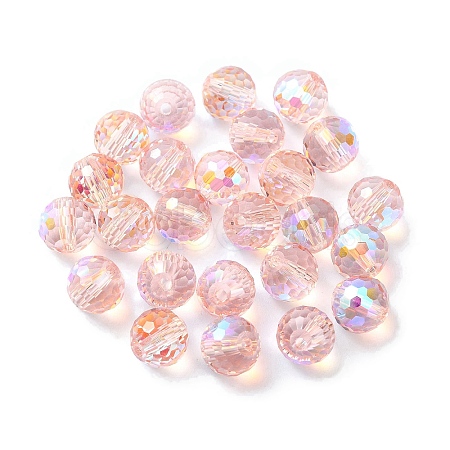 AB Color Plated Glass Beads EGLA-P059-02A-AB04-1