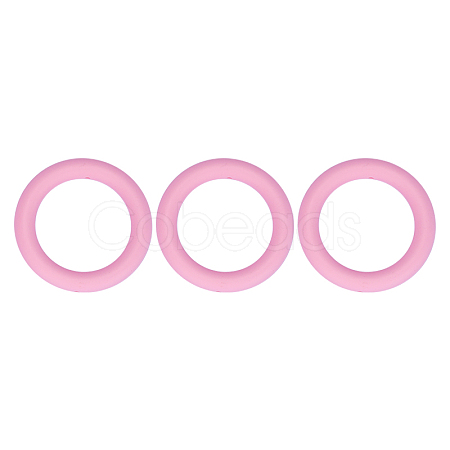3Pcs Ring Silicone Focal Beads JX895G-01-1