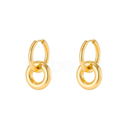 304 Stainless Steel Hoop Dangle Earrings for Women BL8973-1-1