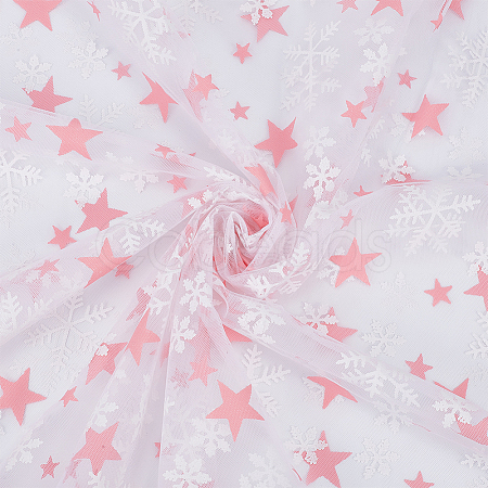 Polyester Mesh Fabrics DIY-WH0622-373B-1