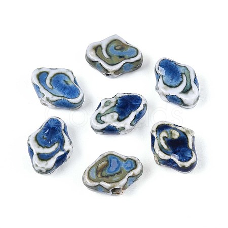Handmade Porcelain Beads PORC-T133-30H-1