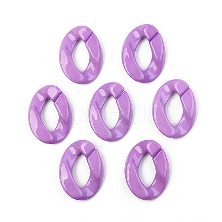 Opaque Acrylic Linking Rings OACR-T024-01-G02-1