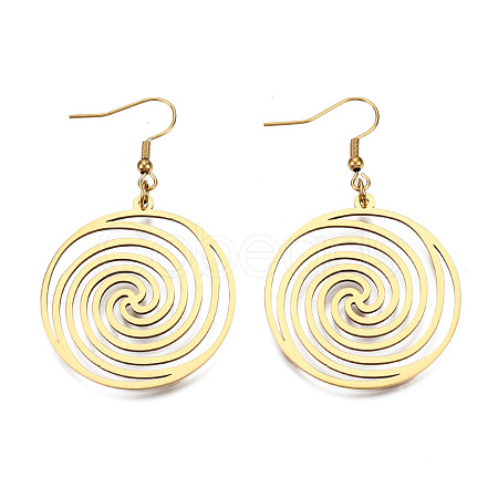 201 Stainless Steel Dangle Earrings STAS-S105-JN602-2-1