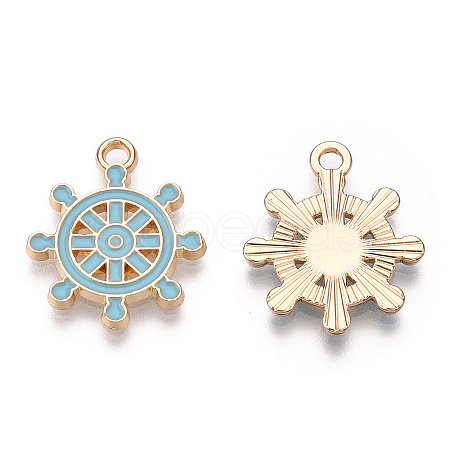 Alloy Pendants LS-ENAM-S119-063B-RS-1