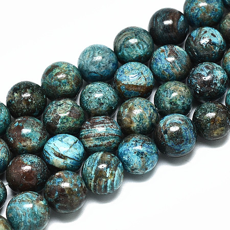 Natural Wave Jasper Beads Strands G-R485-10-10mm-1-1