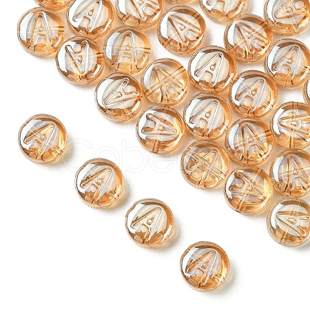 Electroplate Glass Beads EGLA-YW0005-01A-1