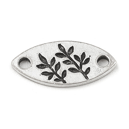 Tibetan Style Alloy Connector Charms PALLOY-D017-03C-AS-1