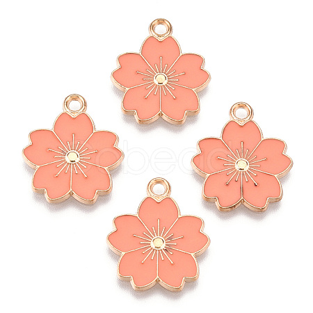 Alloy Enamel Pendants ENAM-S121-115I-1