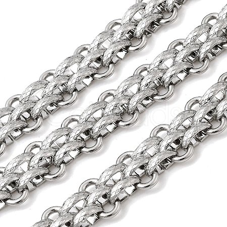 304 Stainless Steel Mesh Chains CHS-K024-07A-P-1