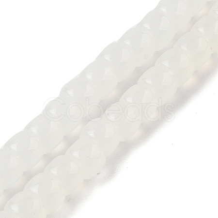 Baking Plating Glass Beads Strands GLAA-H036-01B-1