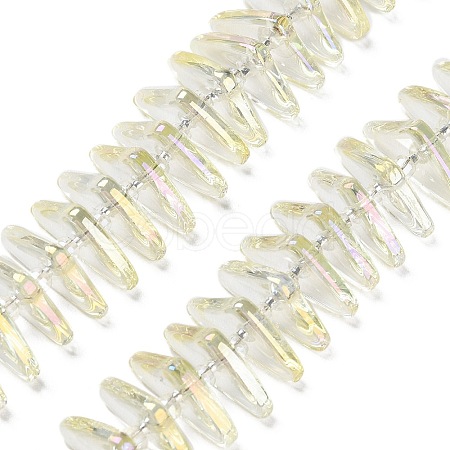 Electroplate Glass Beads Strands GLAA-K061-04A-FR01-1