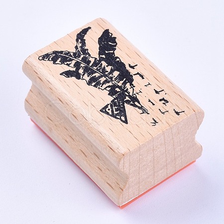 Wooden Stamps AJEW-WH0085-A02-1