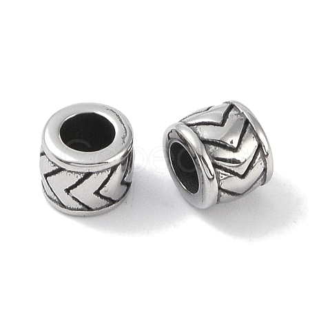 316 Surgical Stainless Steel European Beads STAS-P362-03AS-02-1