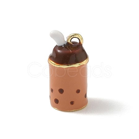 Brass Enamel Pendants KK-CBA1717-03G-01-1
