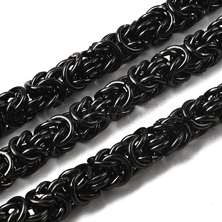 304 Stainless Steel Byzantine Chains CHS-P007-07B-02-1