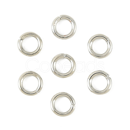 SHEGRACE Brass Open Jump Rings XGR0079P-13P-1