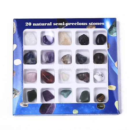 Natural Mixed Gemstone Beads G-N0327-004-1