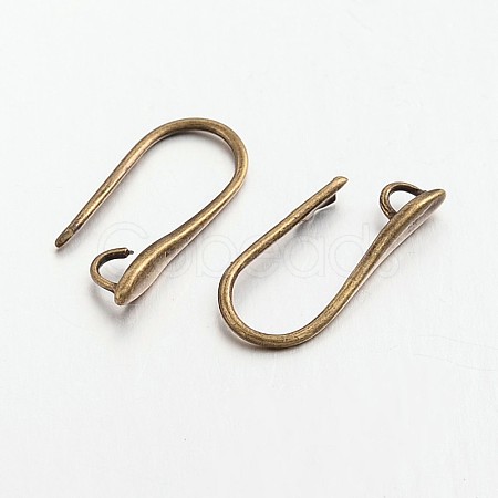 Brass Earring Hooks for Earring Designs X-KK-M142-02AB-RS-1