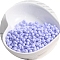 Macaron Baking Paint Glass Seed Beads, Fringe Teardrop Beads, Lilac, 5mm