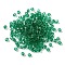 Transparent Glass Beads, Faceted, Bicone, Sea Green, 3.5x3.5x3mm, Hole: 0.8mm, 720pcs/bag. 